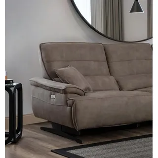 JV moebel Design Ecksofa L form Modern Sofas Ledersofa Couch Wohnlandschaft Sofa Sitz braun