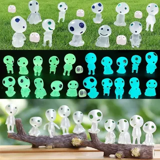 30 Stück Gartendeko Prinzessin Leuchtend, Elfen Baumgeister für Garten Topfpflanze, Miniatur Garten, Schlafzimmer