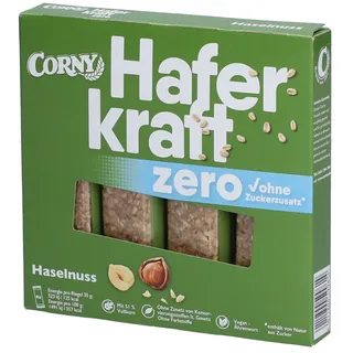 CORNY Haferkraft zero Haselnuss Riegel