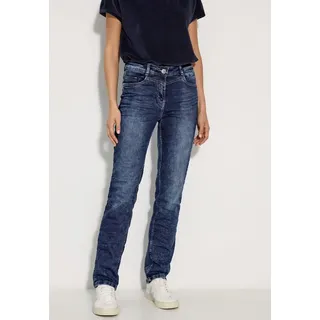 Cecil Damen B378077 Jeans Slim Fit, mid blue wash, 34W x 30L