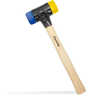 Wiha Schonhammer Safety weich mittelhart, mit Hickory-Holzstiel Rund-Schlagkopf Ø