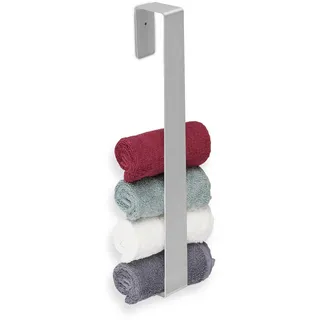 Relaxdays Handtuchhalter ohne Bohren Silber