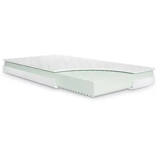 Julius Zöllner Jugendmatratze Soft Junior – Hochwertige Juniormatratze, Premium Komfortschaum mit Wellenprofil, OEKO-TEX Standard 100, Made in Germany, Größe 140x200cm