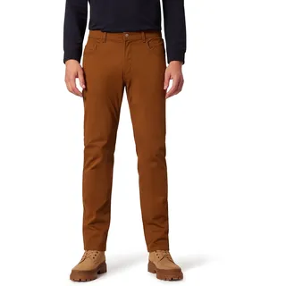 5-Pocket-Hose "RANDO", Herren, Gr. 31, Länge 34, braun (camel), Web, Obermaterial: 98% Baumwolle, 2% Elasthan, PIONEER AUTHENTIC JEANS, unifarben, regular fit lang, Hosen 5-Pocket-Hose, im Five-Pocket Style