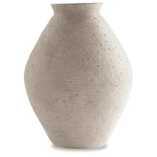 Signature Design by Ashley Hannela Moderne Vase aus Kunstharz, 43,2 cm, Antik-Hellbraun, Beige