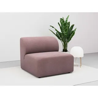 LeGer Home by Lena Gercke Sofa-Mittelelement »Floria«, modulares Sofa, in trendigen Farben, mit Komfortschaum-Polsterung, rosa