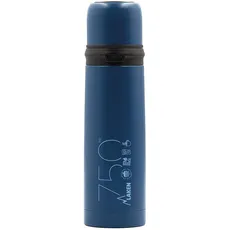 Laken 180075A Isolierflasche aus Edelstahl mit Glasstopfen 0,75 l blau Erwachsene Unisex 750 ml
