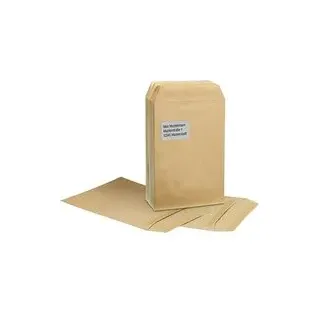 MAILmedia Versandtaschen DIN C4 mit Fenster braun 250 St.