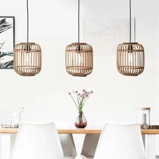 Brilliant Woodrow 3-flg. 60 W 130 x 105 cm rund braun