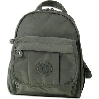 Bag Street Rucksack Crinkle Nylon Grau