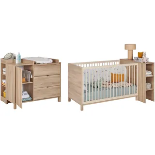 Gami "Set N2 Calypso", 5 Stk. tlg. Ein Schlafzimmer mit viel Stauraum, eiche bocage nachbildung),