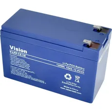 Bild von V-LFP-12-10 Spezial-Akku LiFePo-Block Flachstecker LiFePO 4 12.8V 10000 mAh