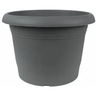Pflanzkübel Garten Blumentopf Zylinder 25cm Durchmesser Anthrazit