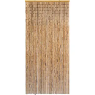vidaXL Türvorhang Bambus 90x200 cm - Braun