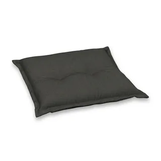 Gartenhockerauflage , Anthrazit , Textil , Uni , Füllung: Schaumstoff, Vlies , 50x9x50 cm , Made in Germany , hochwertige Qualität , Heimtextilien, Wohntextilien, Sitzkissen