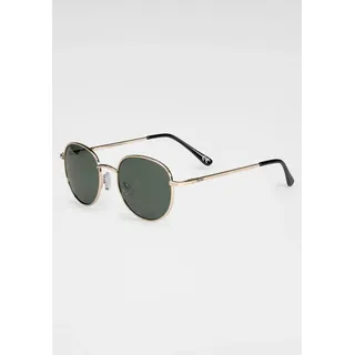 YOUNG SPIRIT LONDON Eyewear Sonnenbrille, Runde Sonnenbrille, goldfarben