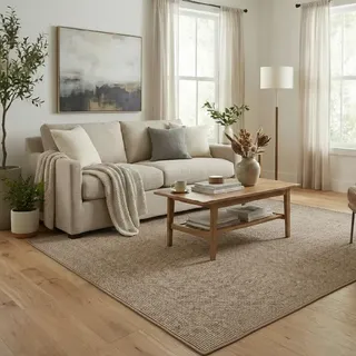 Tadi & Imperio1979 Quadratischer Outdoor-Teppich, einfarbig, ockerfarben, Küchenteppich, Langer Flurteppich, Wohnzimmerteppich, Eingangsteppich, Teppiche 100 x 100 cm