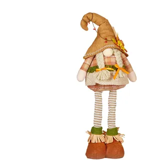 GNOME Mit Ausziehbaren Beinen, Herbstdeko Wichtel, Wichtel Mit Teleskopbeinen Niedliches Stehende Puppes Für Thanksgiving Und Herbst Dekoration