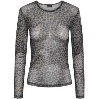 PIECES Female Oberteil mit Langen Ärmeln PCNINNI MESH | Long Sleeved Top