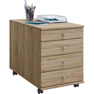 VCM Lona Rollcontainer 42 x 80 x 57 cm braun