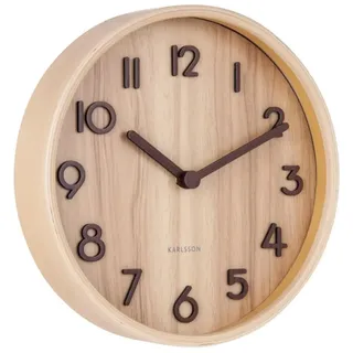 Wanduhr, holz - Karlsson Modell: KA5809DW - Braun