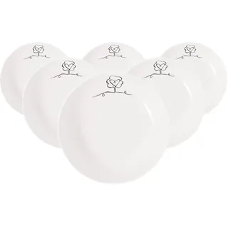 Villeroy & Boch Schalen Statement Lines ø 18,7 cm 6-tlg. weiß