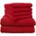 Brillant Handtuchset 6-tlg. rot