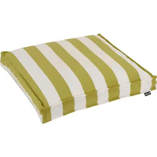 H.O.C.K. Classic Streifen Sitzkissen 50 x 50 cm Grün