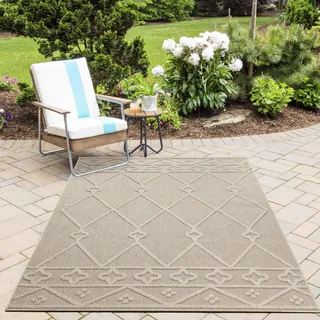 Patara Lezon teppich indoor/outdoor rechteckig 240x340cm beige - Beige