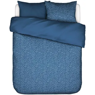 Essenza Bèlen Wendebettwäsche Blau 135 x 200 cm + 80 x 80 cm