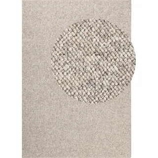 ELLE DECORATION Rocco Teppichläufer 160 x 230 cm Beige/Weiß