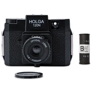 antonKUNZE Anton & HOLGA 120N Rollfilm Camera Optical Glas Lens Set mit B+W Film 120er
