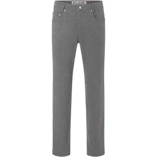 Stoffhose MAC "Arne", Herren, Gr. 34, Länge 32, flannel, Web, Obermaterial: 97% Baumwolle, 3% Elasthan, unifarben, regular fit knöchellang, Hosen Stoffhose, im Five-Pocket Style