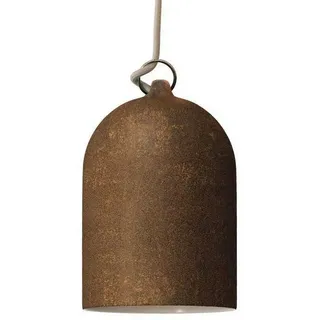 Creative Cables Textile Mini Bell Xs 1.2 M Hängelampe - Rust / White - One Size