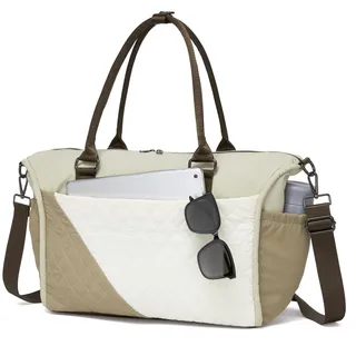 Miss Lulu Reisetasche Sporttasche Damen Wickeltasche Ryanair Handgepäck 40x30x20 Puffer Tasche 24L Weekender Herren Wasserabweisend Abnehmbarer Schultergurt
