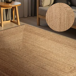 HANSE HOME Teppich »Sharmila Juteteppich« rechteckig 9 mm Höhe 100% Jutefaser, Natur, Wohnzimmer, Esszimmer, Flur, Boho, Skandi, braun