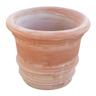Biscottini Terrakotta töpfe 80 x 80 x 68 cm | Pflanzentopf Gross Made in Italy | Terracotta blumentopf groß | Terracotta Topf für den Garten