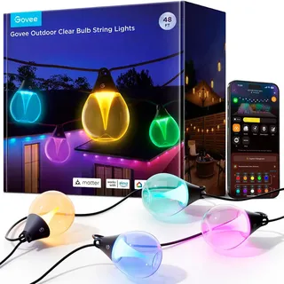 Govee 15m Lichterkette - Black / Clear - One Size