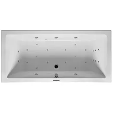 RIHO Lusso Rechteck-Badewanne, Version links, mit Joy-System, Einbau, 2-Sitzer, weiß, B0, Ausführung: 180x90x48cm, Nutzinhalt: 250 Liter