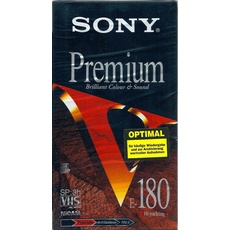 Sony - VHS, Premium Qualität, 180 Minuten