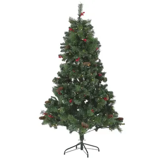 Beliani Weihnachtsbaum Jacinto Grün 180 cm