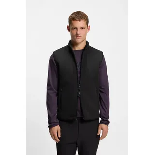 BOSS GREEN Fleeceweste Stehkragen, Relaxed Fit