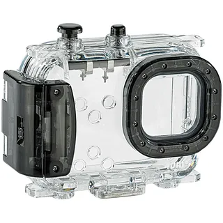 Somikon Wasserschutz Kameras: Universal-Unterwassergehäuse bis 40 m, Objektiv Links (Wasserdichtes Foto-Kamera-Gehäuse, Kamera Unterwasserhülle, wasserdichte Taschen)