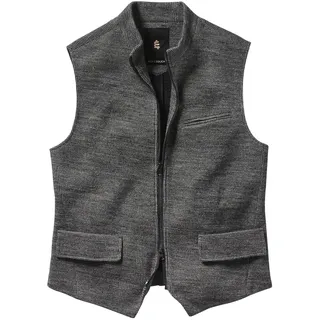Zipper-Weste Grau 102