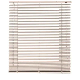 Storesdeco Jalousie venetianische mit Grau Zugschnu 105x250 , Hellgrau , Metall , 105 cm , Heimtextilien, Vorhänge, Rollos, Jalousien