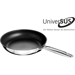 Schulte-Ufer Bratpfanne Astral mit UniverSUS-Oberflächenstruktur, 64456-32, Edelstahl, 32 cm