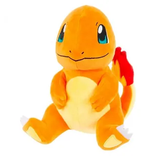 Jazwares Pokemon Plüschfigur (20cm) Pikachu Pichu Mampfaxo Kuscheltier Stofftier-Glumanda - Charmander (20 cm)