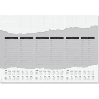 Sigel HO305 Schreibunterlage 3-Jahreskalender Weiß (B x H) 595 mm x 410 mm