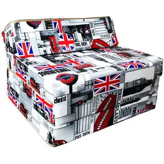 Natalia Spzoo Schlafsessel Klappmatratze Gästebett Bettsessel Schlafsofa Faltmatratze matratze (London)