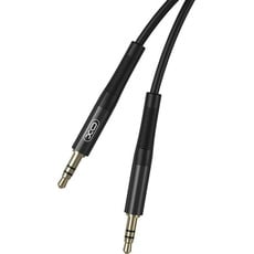 xO Audio Cable mini jack 3,5mm AUX, 2m (Black) (2 m), Audio Kabel